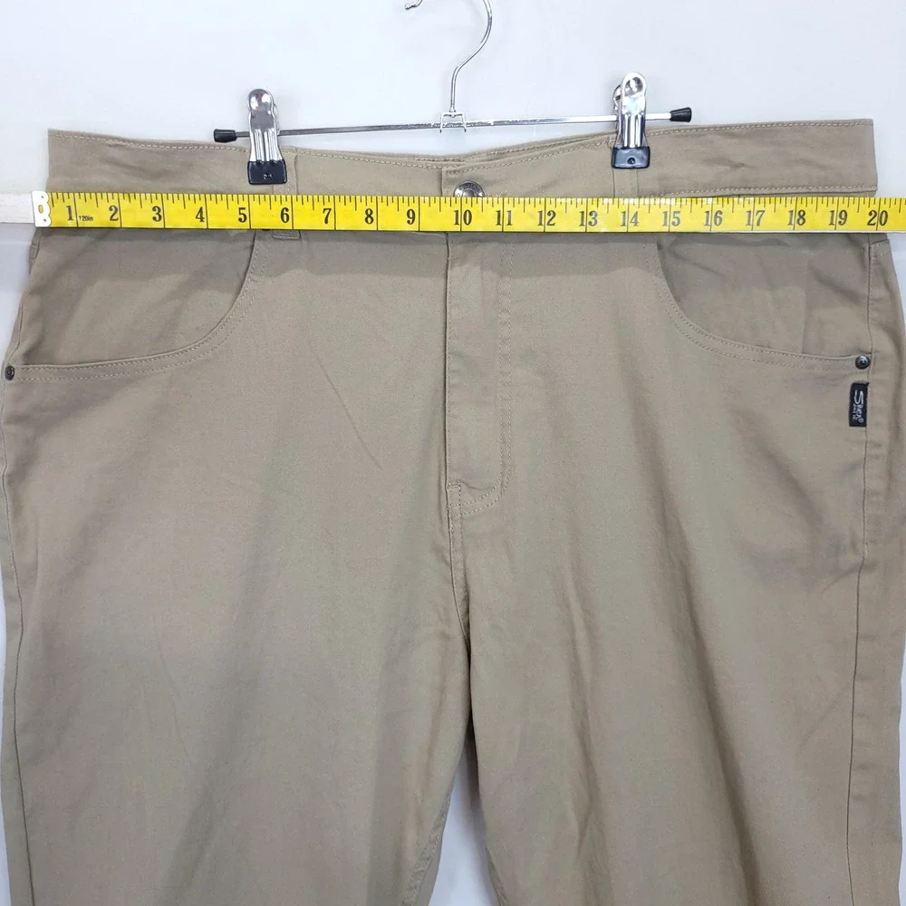 Silver Jeans Co Ashton 1349 Chino Pants Men 36 Beige Causal Khakis Everyday - Picture 7 of 13